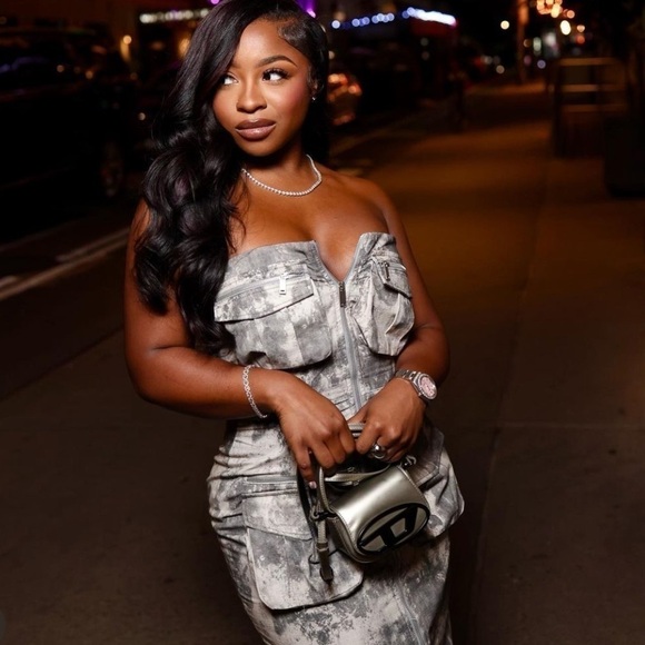 Zara NWT printed cargo dress - Picture 10 of 14